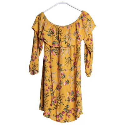 Klänning (Gul, Flerfärgad) från Glamorous Viskos