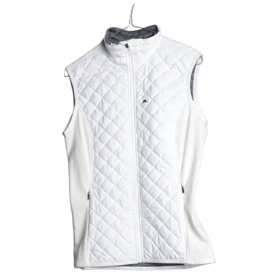 Ydervest (Hvid) fra J.Lindeberg Elastan, Nylon, Polyester