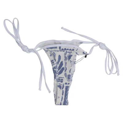 Bas de bikini (Bleu, Blanc) de Cleonie Élasthane, Polyamide, Polyester recyclé