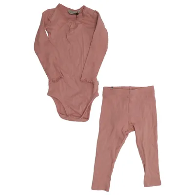 Set (Pink) from Wheat Elastane, Modal, Organic cotton