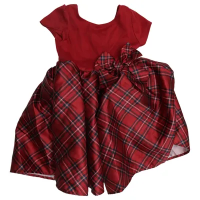 Robe (Rouge) de H&M Élasthane, Polyester, Viscose