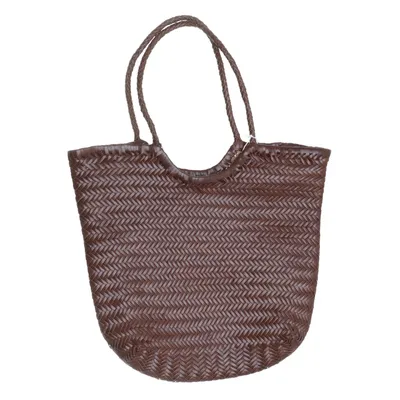 Handväska (Woven Leather Tote Bag) från NA-KD Skinn