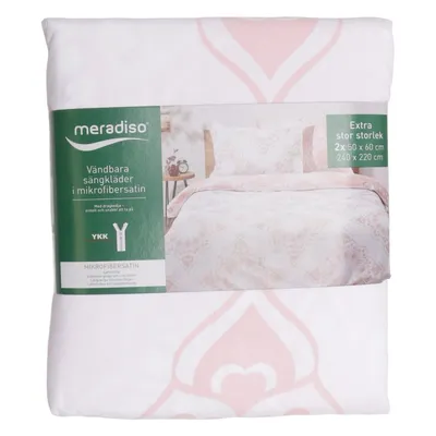 Bäddset (Vit, Rosa) från Meradiso Polyester