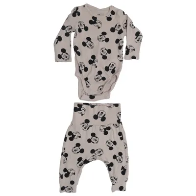 Set (Beige, Svart) från H&M x Disney Bomull