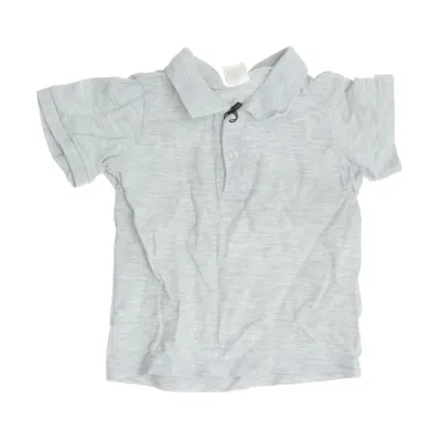 Pikétröja (Grå) från H&M Bomull
