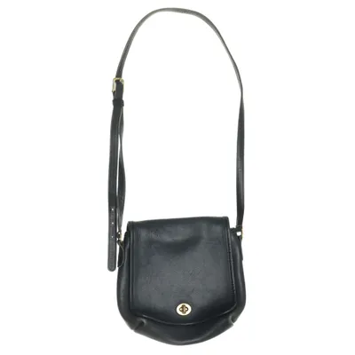 Skuldertaske (Vintage Black Leather Crossbodybag) fra Coach