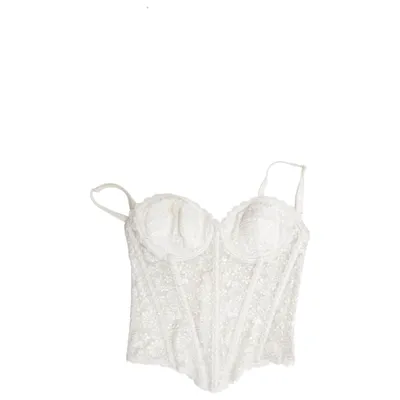 Bustier (Weiß) von Di Lorenzo Elasthan, Polyamid