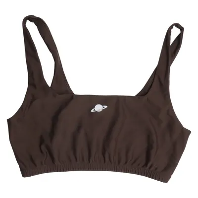 Brassière (Marron) de Planet NUSA Élasthane, Polyamide