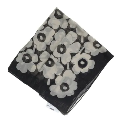 Neckerchief (Black, Multicolored) from Marimekko Lyocell, Wool