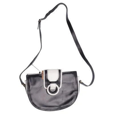 Axelremsväska (Svart, Vit)