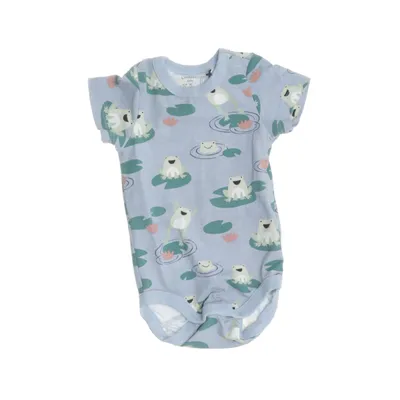 Body (Blå) från Lindex Baby Bomull, Elastan