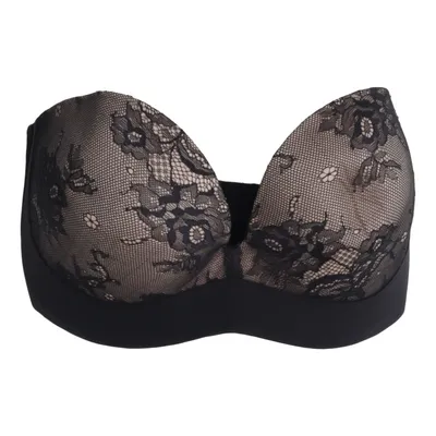 BH (Svart, Beige) från Wonderbra Elastan, Polyamid, Polyester