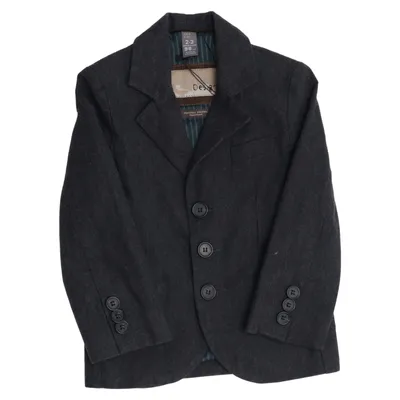 Blazer (Grå) fra Zara Kids Akryl, Bomuld, Polyester, Uld