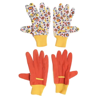 Gants de jardinage (Jaune, Orange, Blanc, Multicolore) de Parkside Coton, Polyester