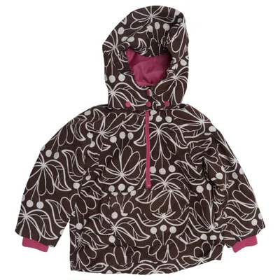 Vinterjakke (Brun, Hvid, Pink) fra Out Wear by Lindex Bomuld, Polyester