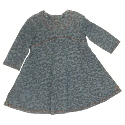 Jeansklänning (Blå, Flerfärgad) från Little Marc Jacobs Bomull, Elastan