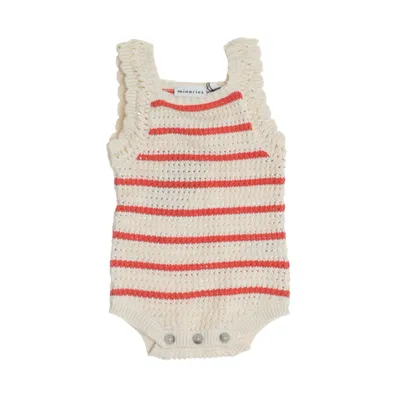 Body (Beige, Röd) från Minories Bomull
