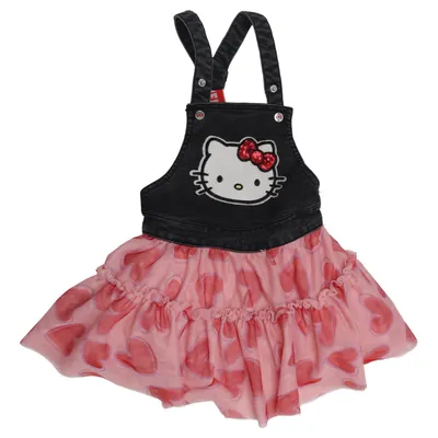 Robe salopette (Gris, Rose, Multicolore) de Hello Kitty
