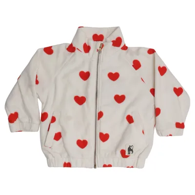Veste polaire (Blanc, Rouge) de Mini Rodini Polyester