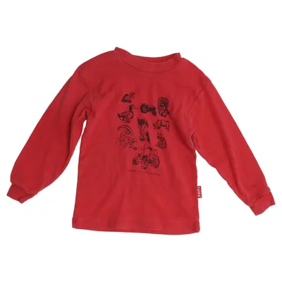 Long sleeve T-shirt (Red) from Tutta Cotton