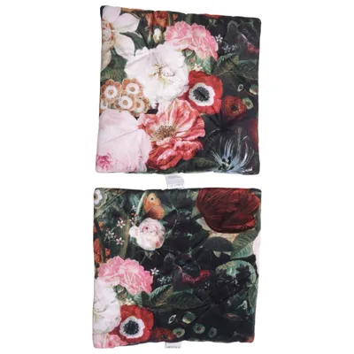 Sitzkissen (Schwarz, Mehrfarbig) von Hemtex Polyester