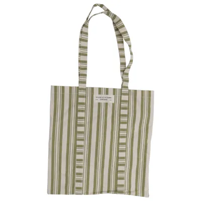 Sac en toile (Vert, Blanc) de Sézane
