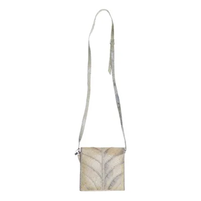 Skuldertaske (Beige) fra Logager Læder