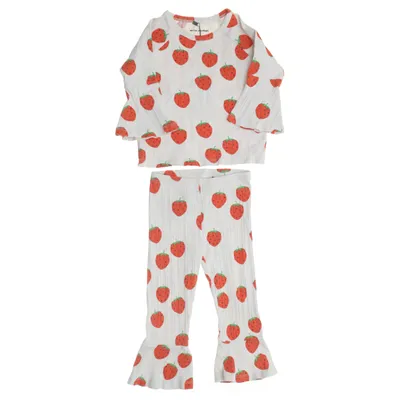 Set (Beige) från Mini Rodini Ekologisk bomull, Elastan
