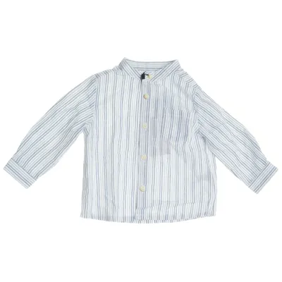 Shirt (Blue, White) from Tex Baby Cotton