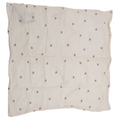 Baby blanket (Beige, Red) from Konges Sløjd Organic cotton