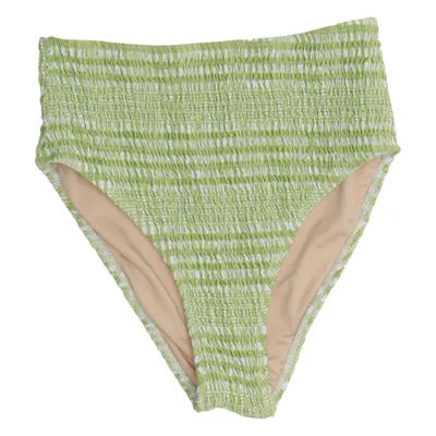 Bikini bottom (Green, White) from Faithfull the Brand Elastane, Polyamide