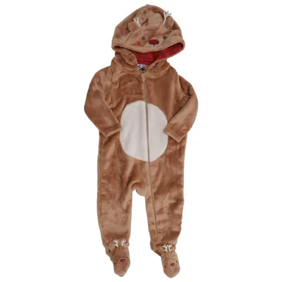 Sparkedragt (Brun, Hvid, Rød) fra So Cute Bomuld, Polyester
