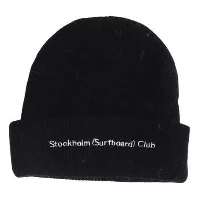 Beanie-Mütze (Schwarz) von Stockholm (Surfboard) Club Acryl, Wolle