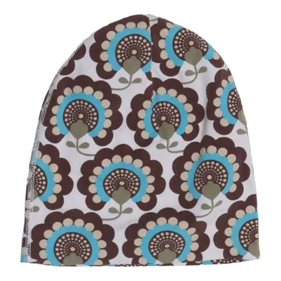 Beanie (White, Multicolored) from Me&i Cotton, Elastane