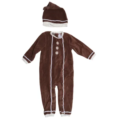 Fancy dress (Brown, White) from Ellos