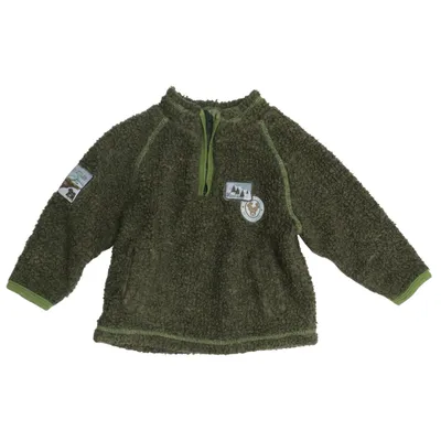 Fleece sweater (Green) from Name It Acrylic, Cotton