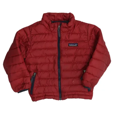 Dunjacka (Röd, Blå) från Patagonia Dun, Fjädrar, Polyester