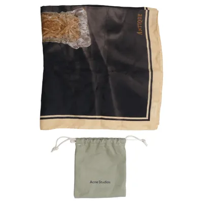 Handkerchief (Black, Beige) from Acne Studios