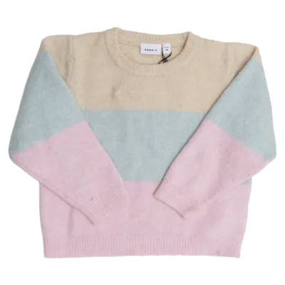 Tröja (Beige, Blå, Rosa, Flerfärgad) från Name It Akryl, Elastan, Polyester, Ull