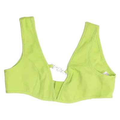 Bikinioberteil (Grün) von PrettyLittleThing Elasthan, Polyester