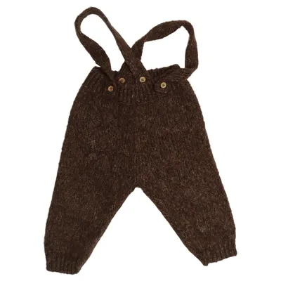 Salopette (Marron) de Zara Acrylique, Coton, Polyester