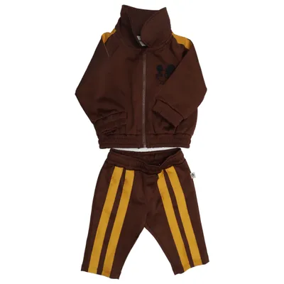 Ensemble (Marron, Jaune) de Mini Rodini Polyester