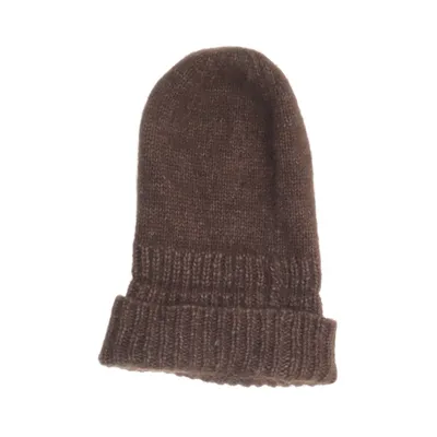 Beaniemössa (Brun) från Magasin Du Nord Alpackaull, Återvunnen polyester