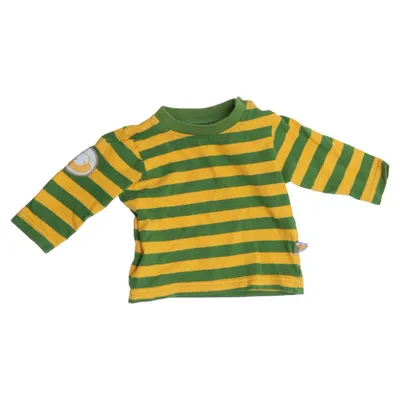 Långärmad t-shirt (Grön, Gul) från Name It Newborn
