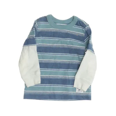 Langærmet t-shirt (Blå, Grøn, Flerfarvet) fra OshKosh B'gosh Bomuld, Polyester