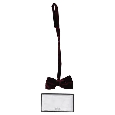 Bow tie (FONDI BOW TIE) from Bläck Elastane, Polyester