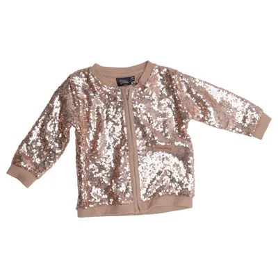 Bomberjacka (Beige, Guldfärgad) från Petit Bomull, Polyester