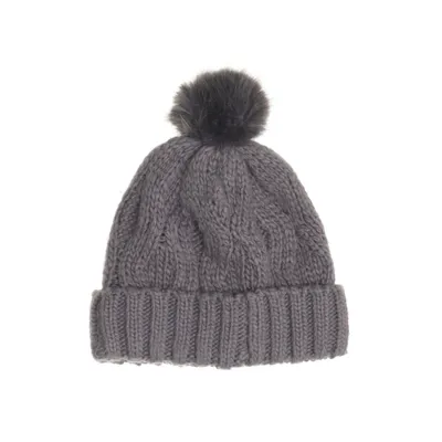Tophue (Brun) fra H&M Polyester, Akryl, Uld