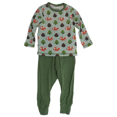 Pajamas (Green, Multicolored) from Maxomorra Cotton, Elastane