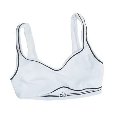 Sports-BH (Hvid) fra Alo Elastan, Nylon, Polyester